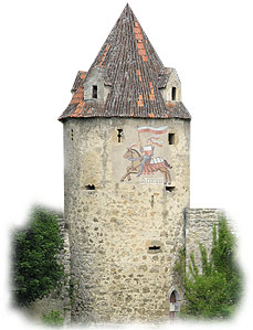 Ringermauerturm erbaut im Jahr 1480 - Horb am Neckar